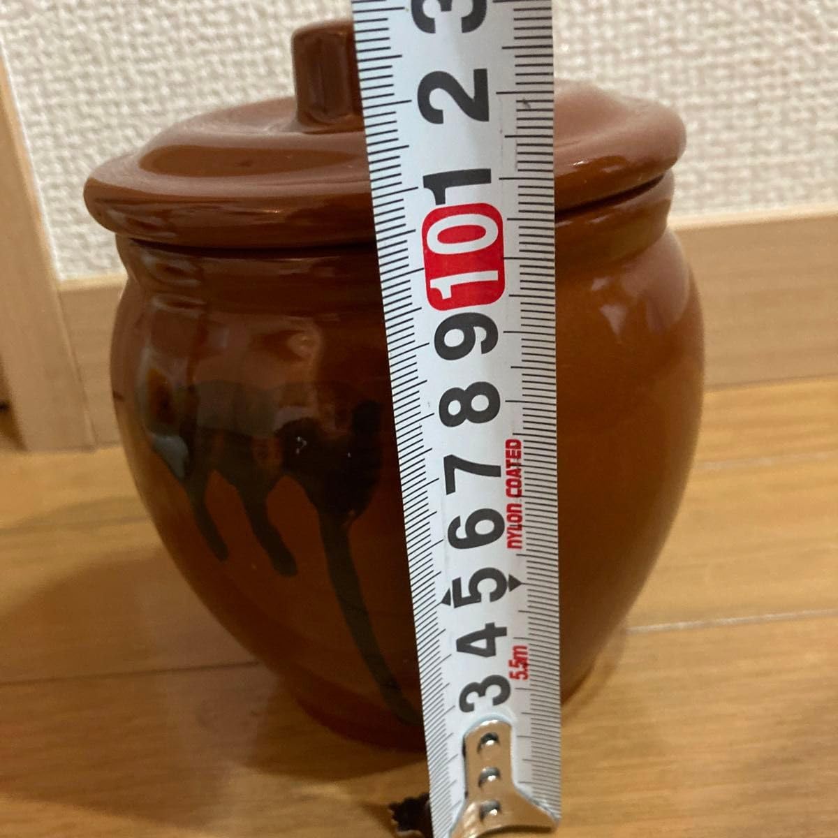 Amazon.co.jp: 常滑焼 久松窯 蓋付 0.3号 丸かめ 陶器 ミニ 卓上